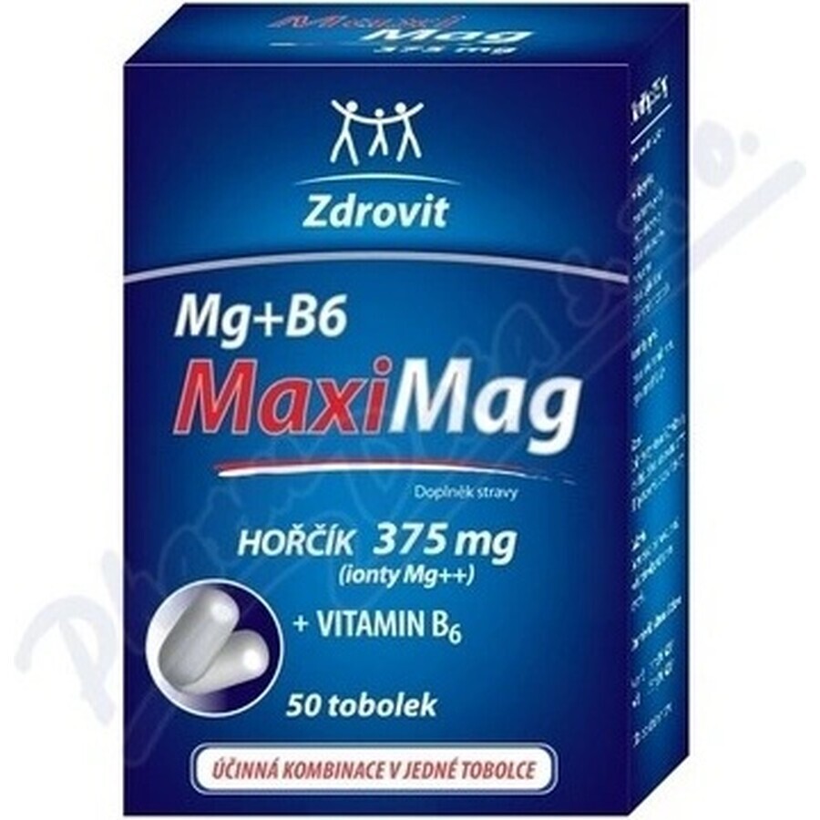 ZDROVIT MAXI MAG HORCIK+B6 FORTE 1×50 cps, supliment alimentar