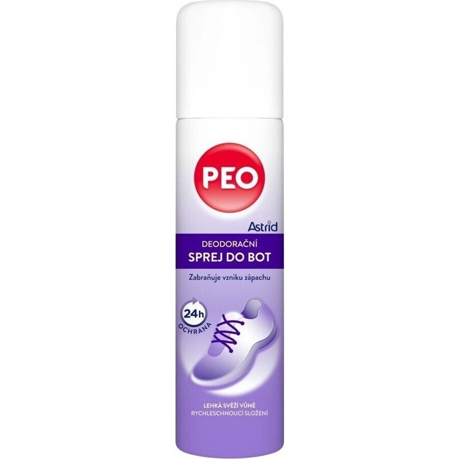 Spray pour chaussures PEO 1×150 ml, spray pour chaussures