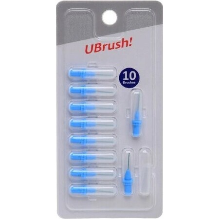 UBrush - cepillo interdental - 0,5 mm azul 1×10 piezas