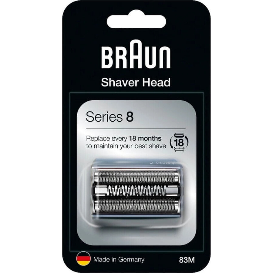 BRAUN Combipack 83M Silver - lames de rechange 1×1 pc, lames de rechange