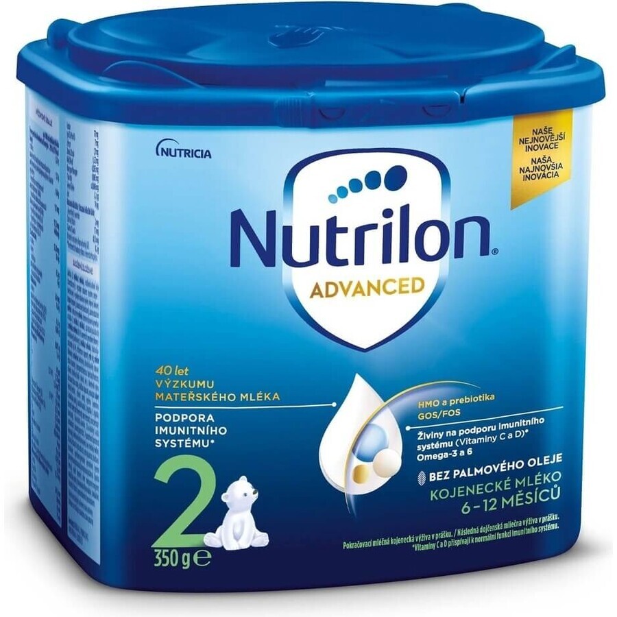 Nutrilon Advanced 2 1×350 g, formulă de lapte pentru sugari