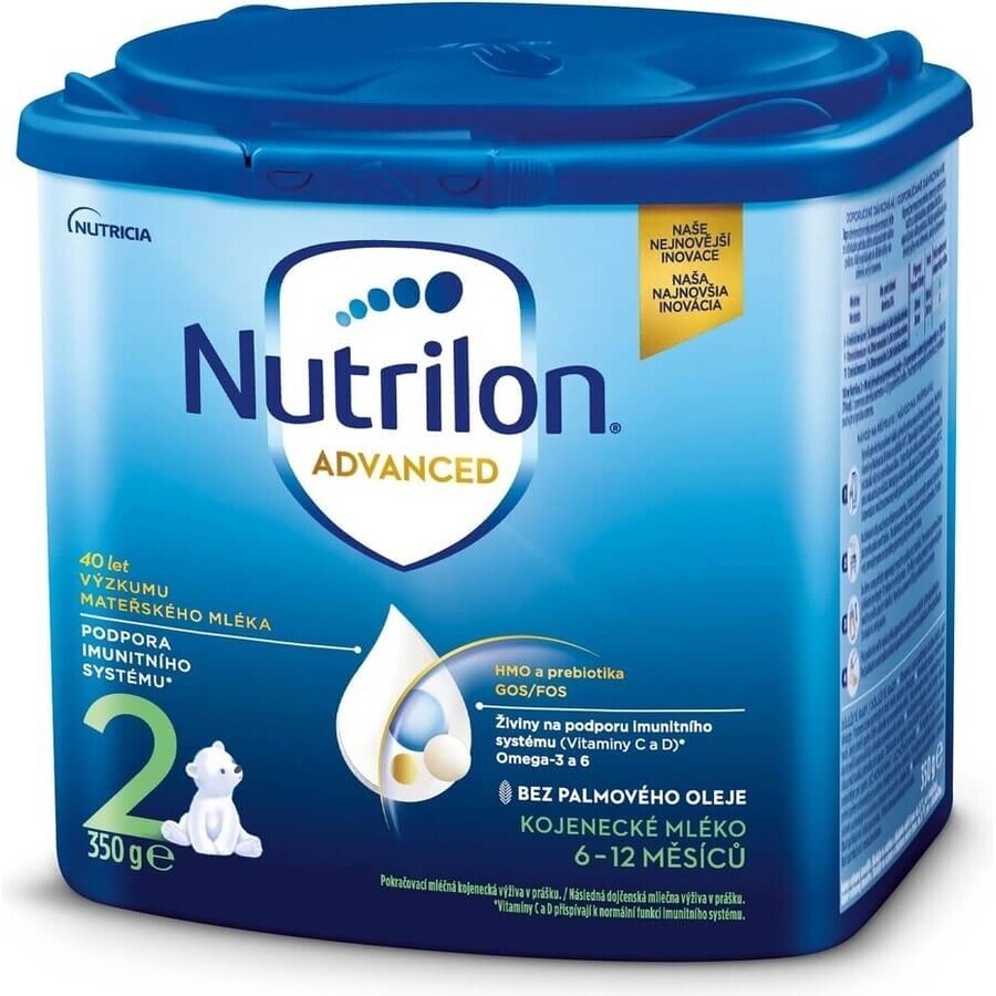 Nutrilon Advanced 2 1×350 g, formulă de lapte pentru sugari