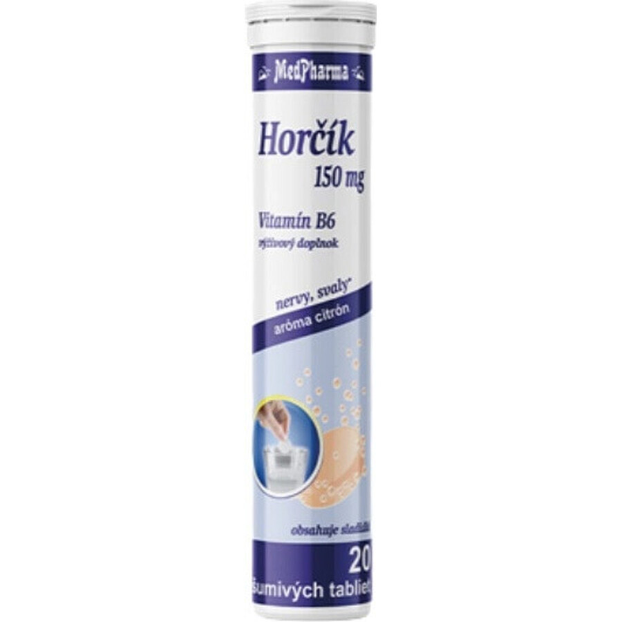 MedPharma HORCHIK 150MG+B6 1×20 tbl, complemento alimenticio