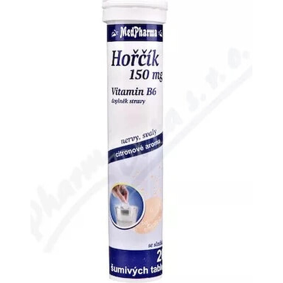 MedPharma HORCHIK 150MG+B6 1×20 tbl, complemento alimenticio