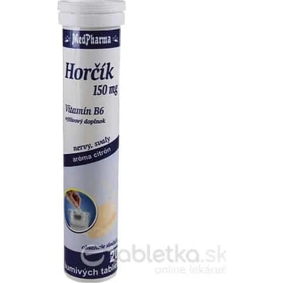 MedPharma HORCHIK 150MG+B6 1×20 tbl, complemento alimenticio