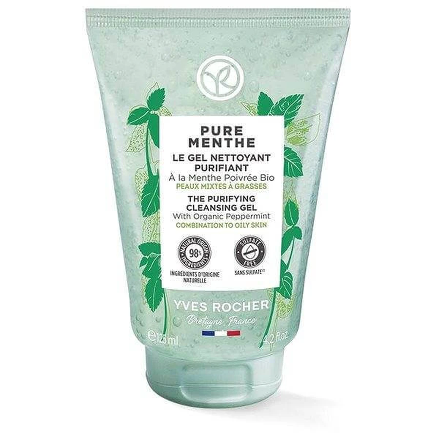 Yves Rocher Pure Menthe żel oczyszczający 125ml 1×125ml, żel oczyszczający: ceny i cechy