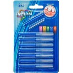 Denticol tamaño 1mm, cepillo interdental recto 1×8 piezas, cepillo interdental