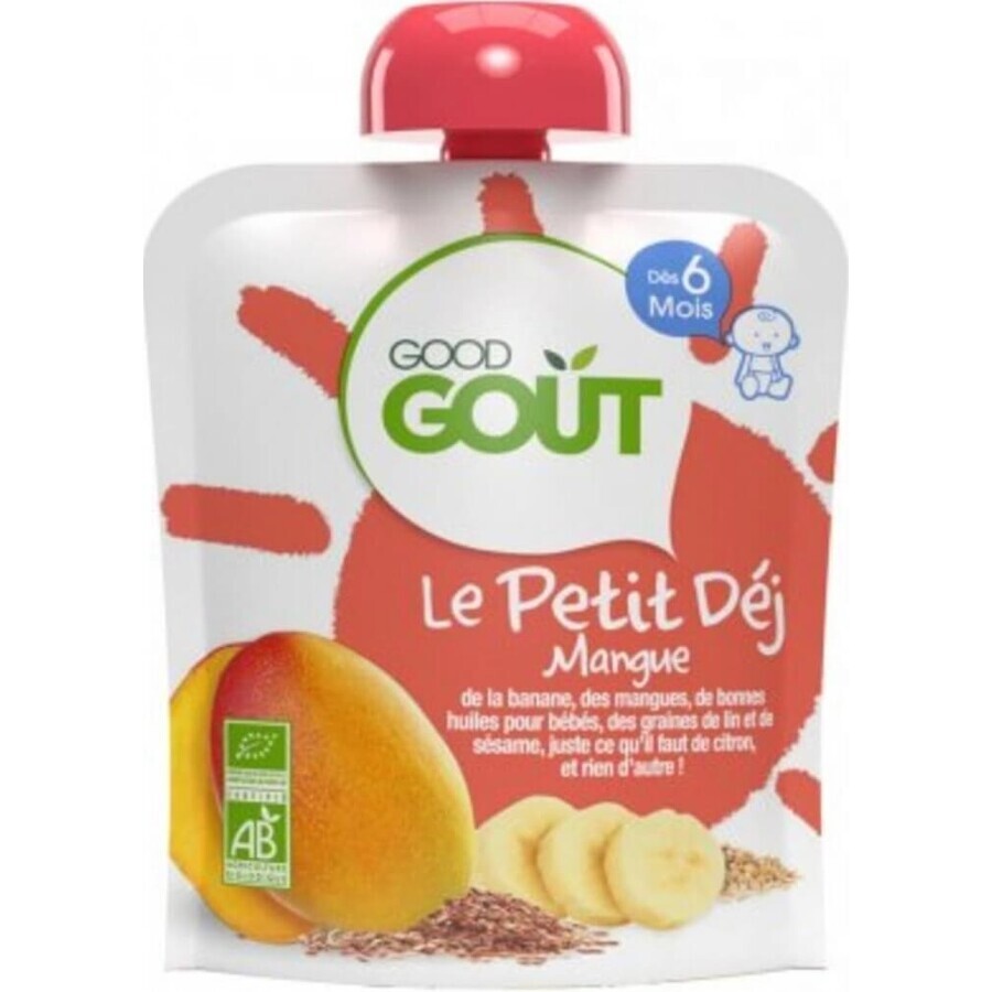 Good Gout Colazione biologica al mango 1×70 g, tasca al mango