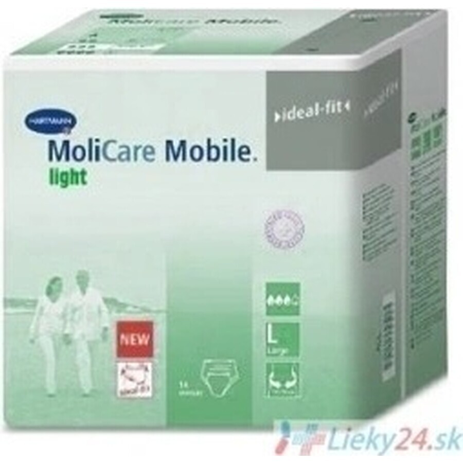 MoliCare MOBILE MOBILE Light L (Large) 1×14 Stück, Babywindeln