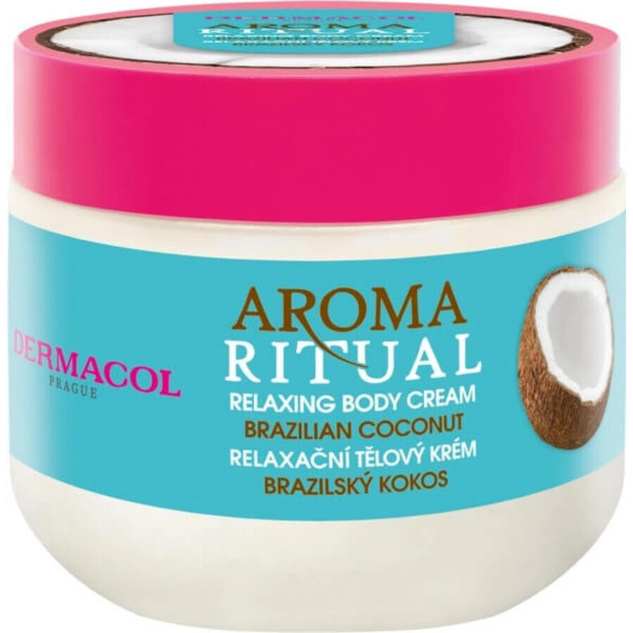 Dermacol Aroma ritual crema corporal coco brasileño 1×300 ml, crema corporal