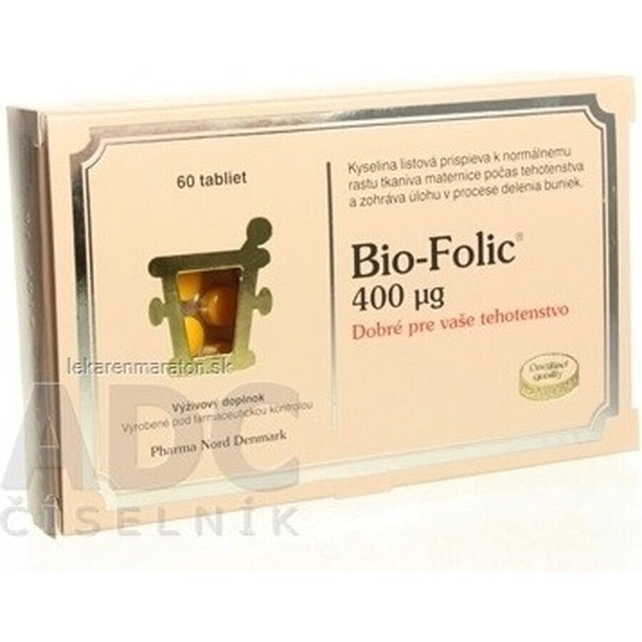 PHARMA NORD BIO-FOLIC 1×60 tbl, complemento alimenticio