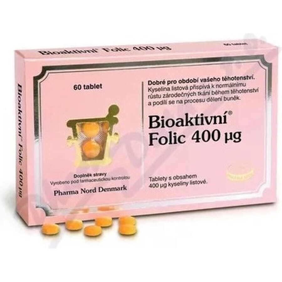 PHARMA NORD BIO-FOLIC 1×60 tbl, complemento alimenticio