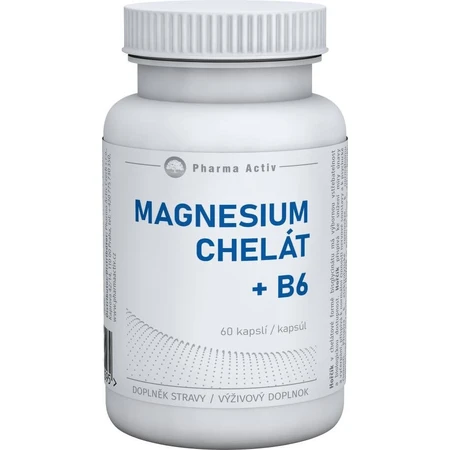 Pharma Activ MAGNESIUM CHELATE + B6 1×60 tbl, supliment alimentar