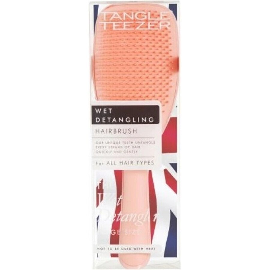 Tangle Teezer® Large Wet Detangler Peach Glow 1x1 pc, hair brush