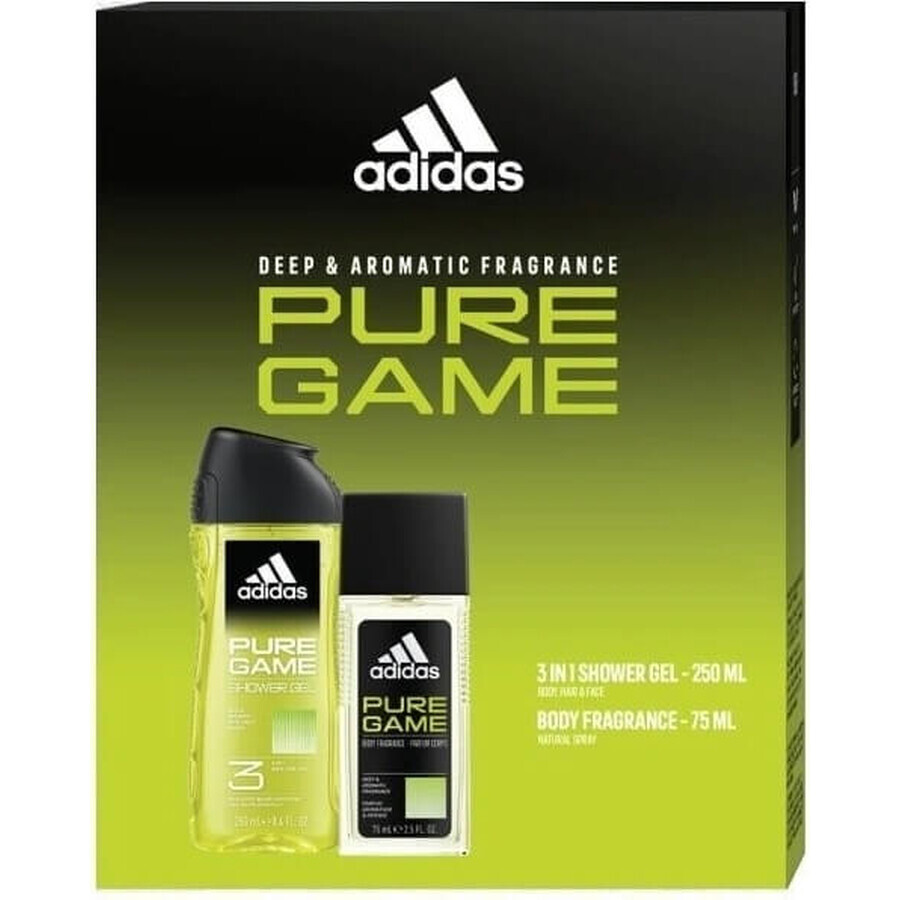 Cartucho Adidas MEN Pure Game (dns + sg) 1 × 1 ud, caja de regalo