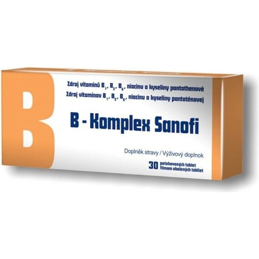 B-Komplex Zentiva 30 tbl 1×30 tbl, vitamine B