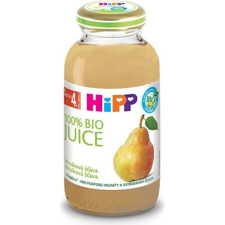 HiPP Zumo de Pera Ecológico 1×200 ml, 100% zumo de pera