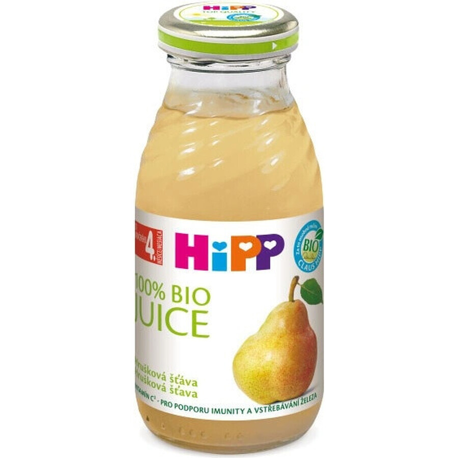 HiPP Zumo de Pera Ecológico 1×200 ml, 100% zumo de pera