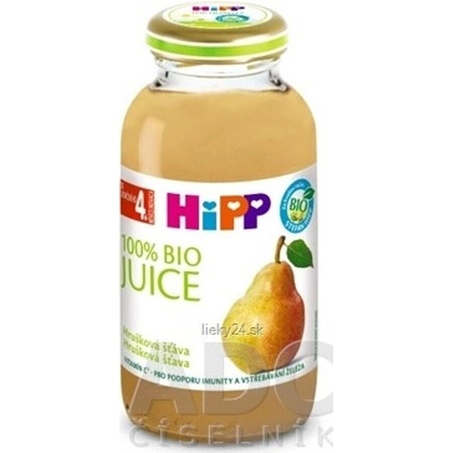 HiPP Zumo de Pera Ecológico 1×200 ml, 100% zumo de pera