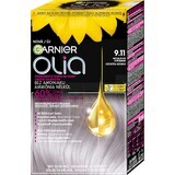 Garnier Olia tinte permanente 9.11 plata metalizado 1×1, tinte permanente