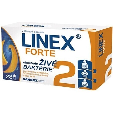 LINEX forte 1×28 cps, complemento alimenticio