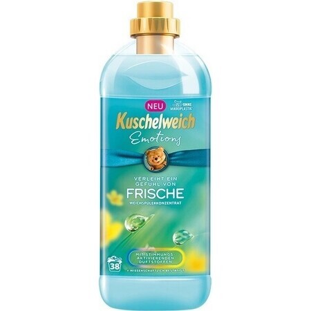 Kuschelweich conditionneur de tissu - Emotions bleu, 38 lavages 1×1 l, conditionneur de tissu