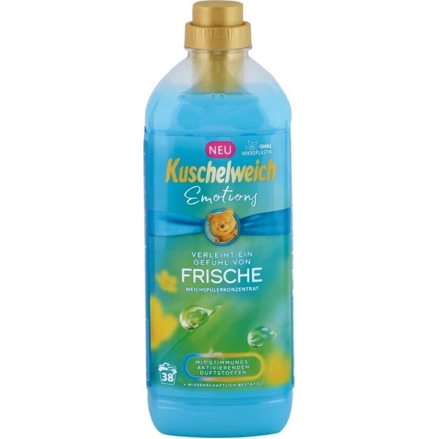 Kuschelweich conditionneur de tissu - Emotions bleu, 38 lavages 1×1 l, conditionneur de tissu