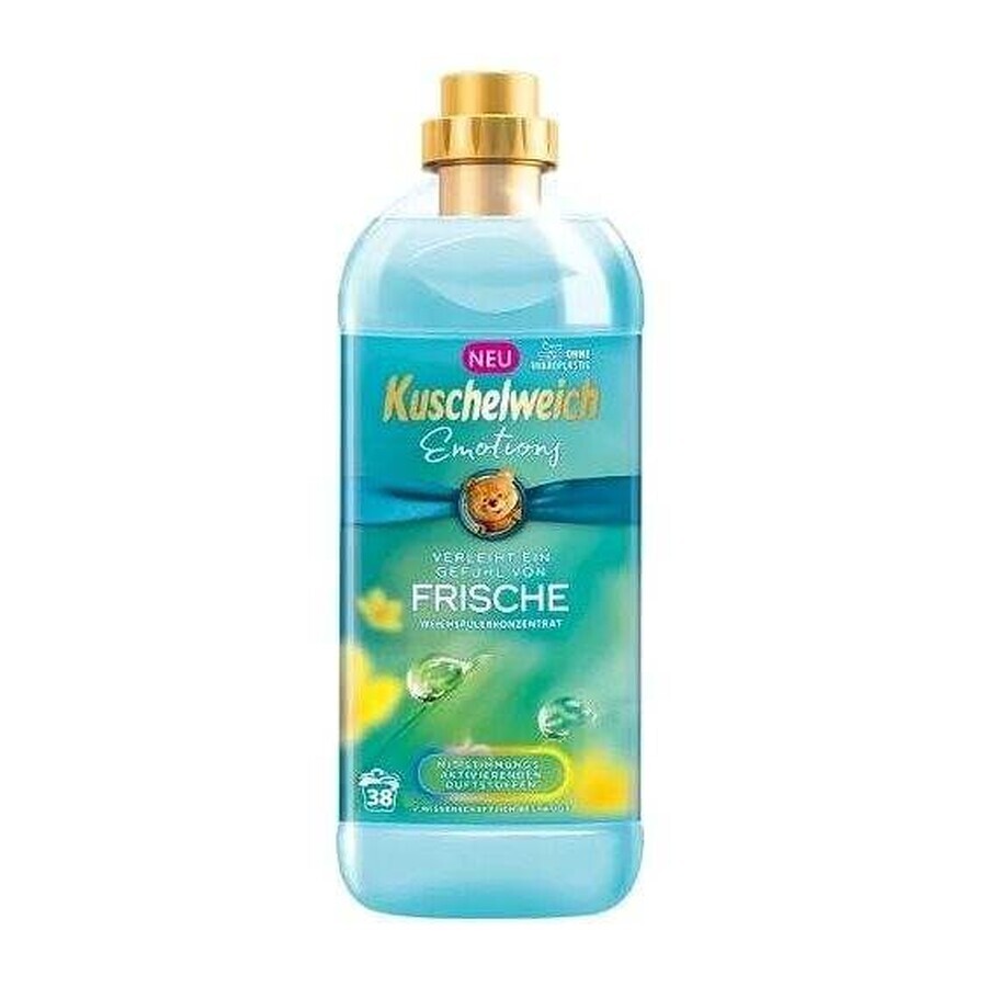 Kuschelweich conditionneur de tissu - Emotions bleu, 38 lavages 1×1 l, conditionneur de tissu