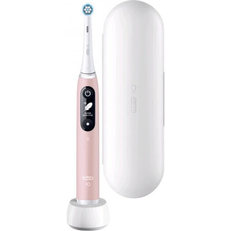 Cepillo de dientes Oral-B iO Series 6 Rosa 1×1, cepillo de dientes eléctrico