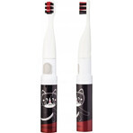 VITAMMY SMILE cepillo de dientes sónico infantil, gato negro, a partir de 3 años 1×1 ud, con dibujo de un gato negro