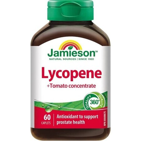 JAMIESON LYCOPEN LYCOPEN 10000 µg 1×60 cps, complemento alimenticio