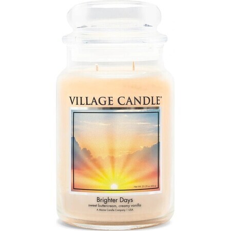 Village Candle Vela perfumada en vidrio - Brighter Days - Brighter Days, grande 1×1 pc