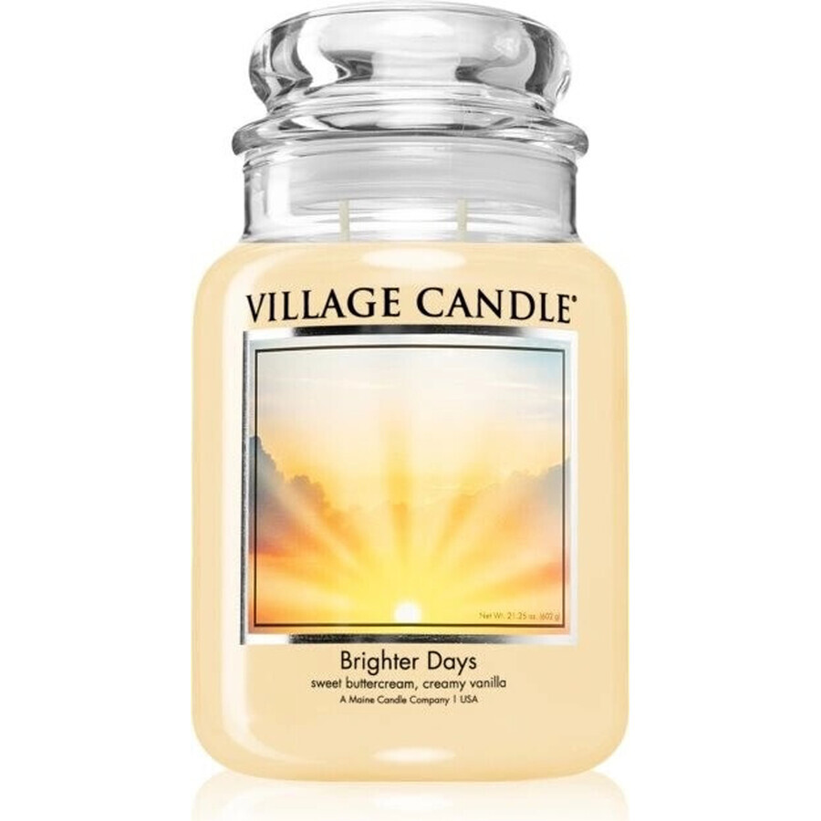 Village Candle Vela perfumada en vidrio - Brighter Days - Brighter Days, grande 1×1 pc