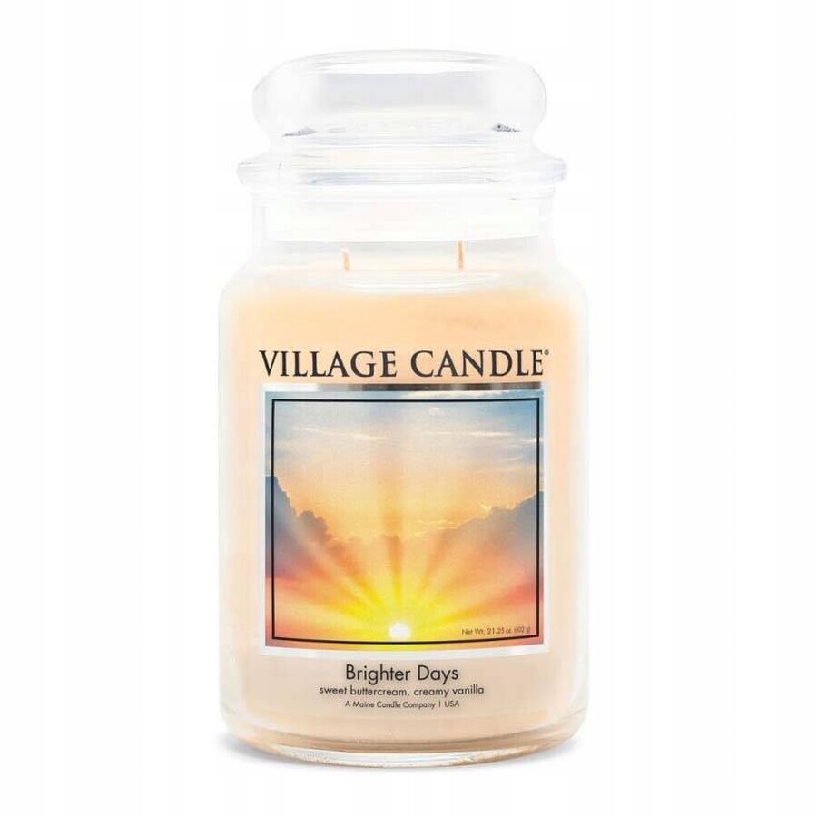 Village Candle Vela perfumada en vidrio - Brighter Days - Brighter Days, grande 1×1 pc