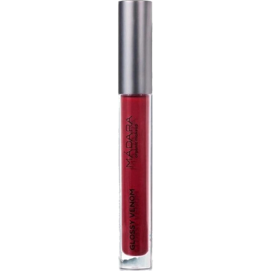 MÁDARA GLOSSY VENOM Brillo de Labios Hidratante Rojo Rubí 1×4 ml, brillo de labios hidratante