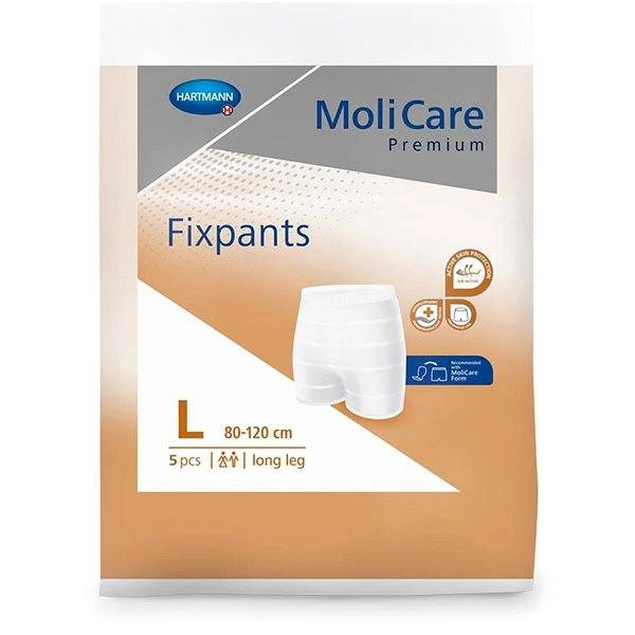 MoliCare Premium Fixpants Langes Bein L 1×5 Stück, Fixpants (80-120 cm)