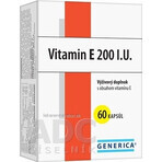 GENERICA Vitamin E 200 I.U. 1×60 cps, food supplement