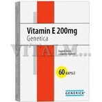 GENERICA Vitamin E 200 I.U. 1×60 cps, food supplement