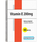 GENERICA Vitamin E 200 I.U. 1×60 cps, food supplement