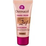 DERMACOL Crema colorante 2en1 tono: NATURAL 1×30 ml, crema colorante 2en1