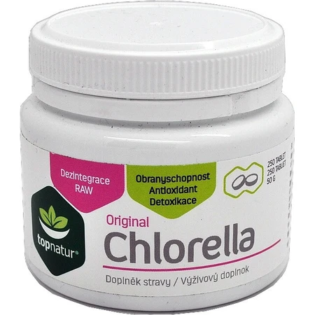 topnatur CHLORELLA Original 1×750 tbl (greutatea conținutului 150 g)