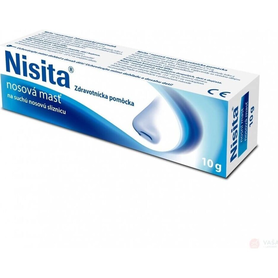 Nisita pomada nasal 1×10 g, pomada nasal