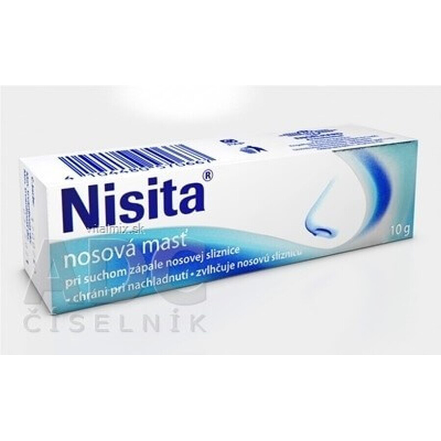 Nisita pomada nasal 1×10 g, pomada nasal