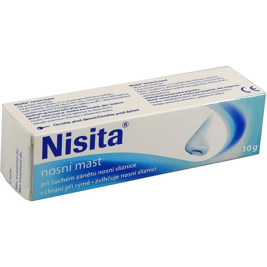 Nisita pomada nasal 1×10 g, pomada nasal