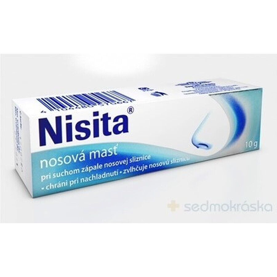 Nisita pomada nasal 1×10 g, pomada nasal