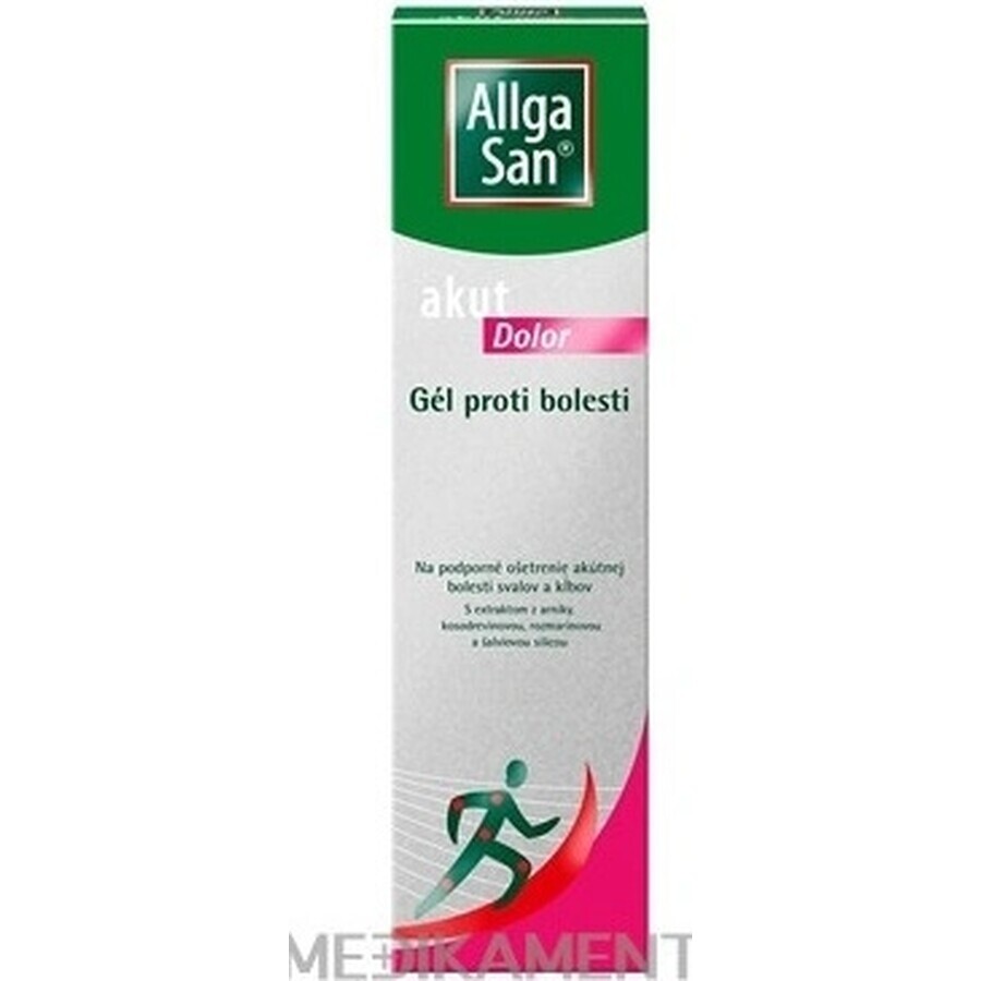 ALLGA SAN akut akut Gel Analgésico 1×100 ml, gel analgésico