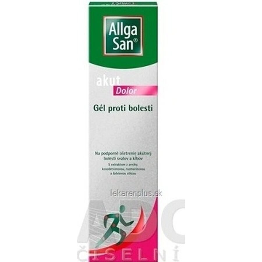 ALLGA SAN akut akut Gel Analgésico 1×100 ml, gel analgésico