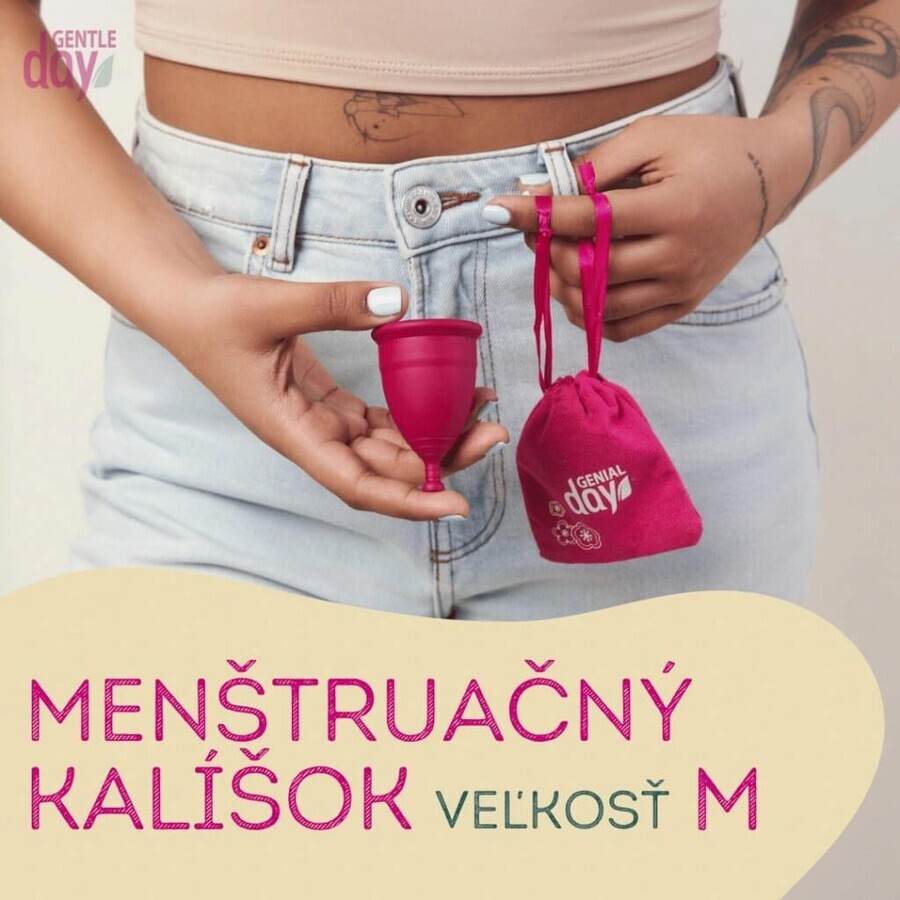 Menstrual cup Genial Day, size M 1×1 pc, menstrual cup