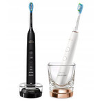 Philips Sonicare 9000 DiamondClean HX9914/57 1+1 2 x 2 brosses à dents électriques soniques 1×2, brosse à dents sonique