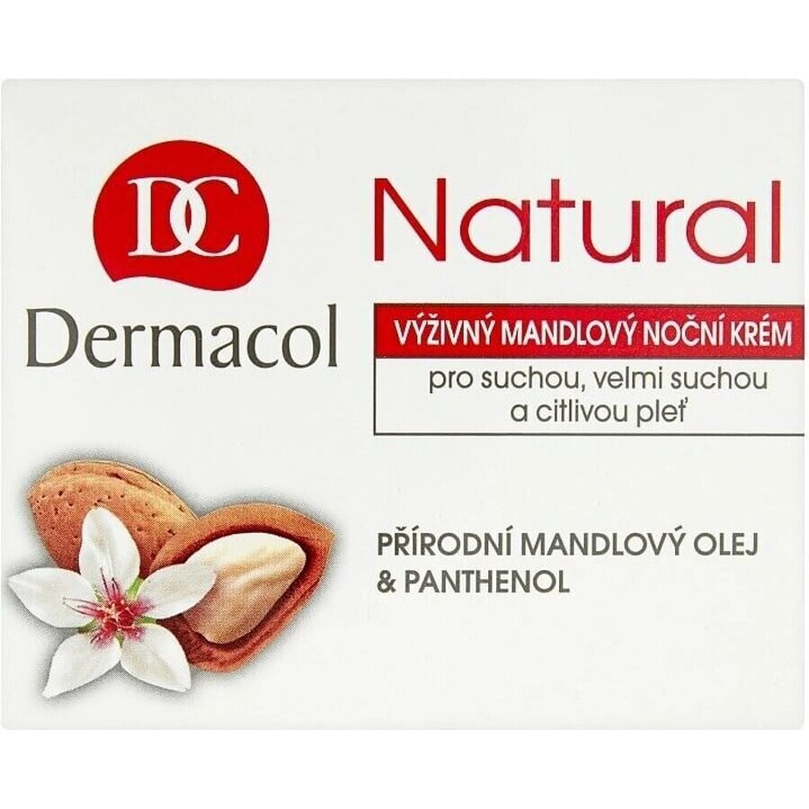 DERMACOL NATURAL Crème de nuit à l'amande 1×50 ml, crème de nuit